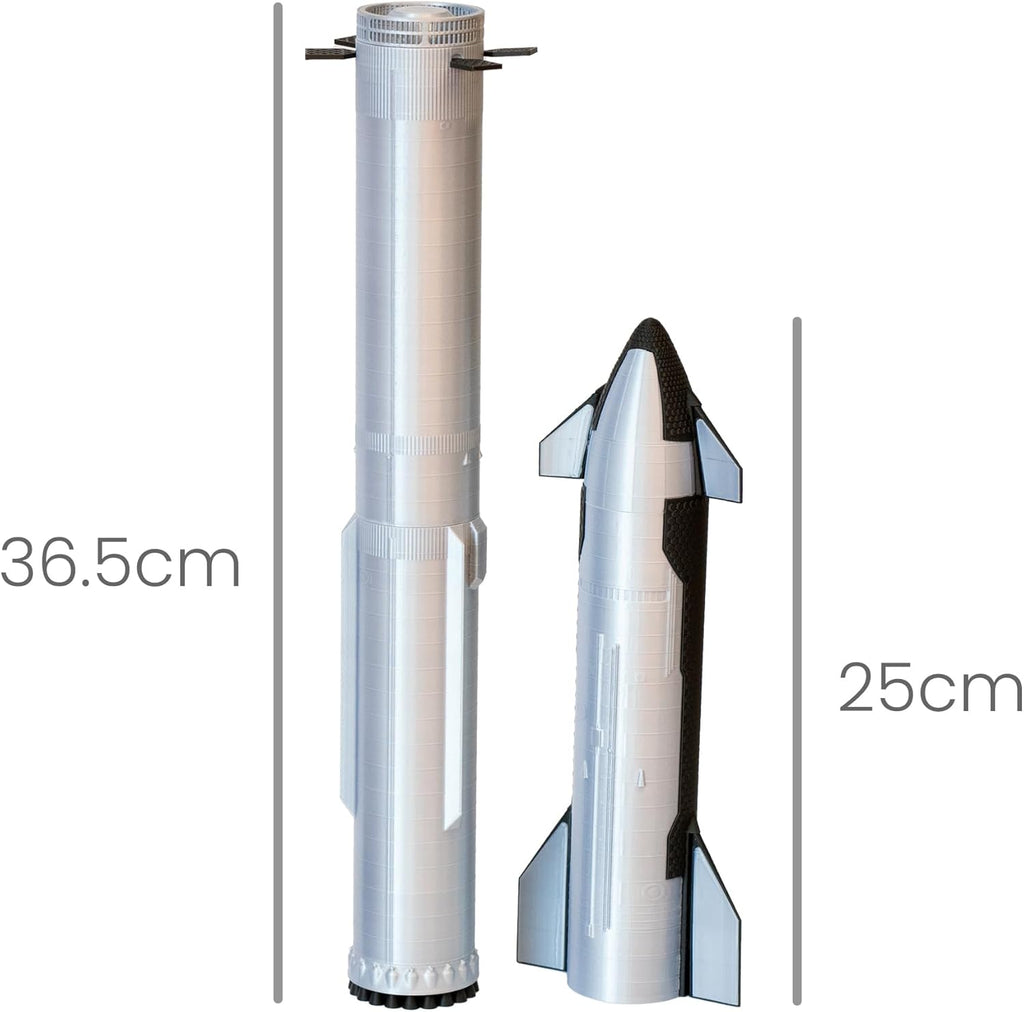 [SPACELAB] SpaceX Starship S24 および Super Heavy B7 のロケットモデル - 1/200スケールロケットモデルセット
