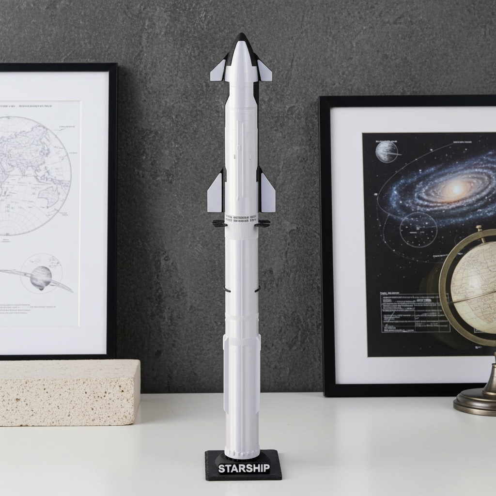 [SPACELAB] SpaceX Starship S24 および Super Heavy B7 のロケットモデル - 1/200スケールロケットモデルセット