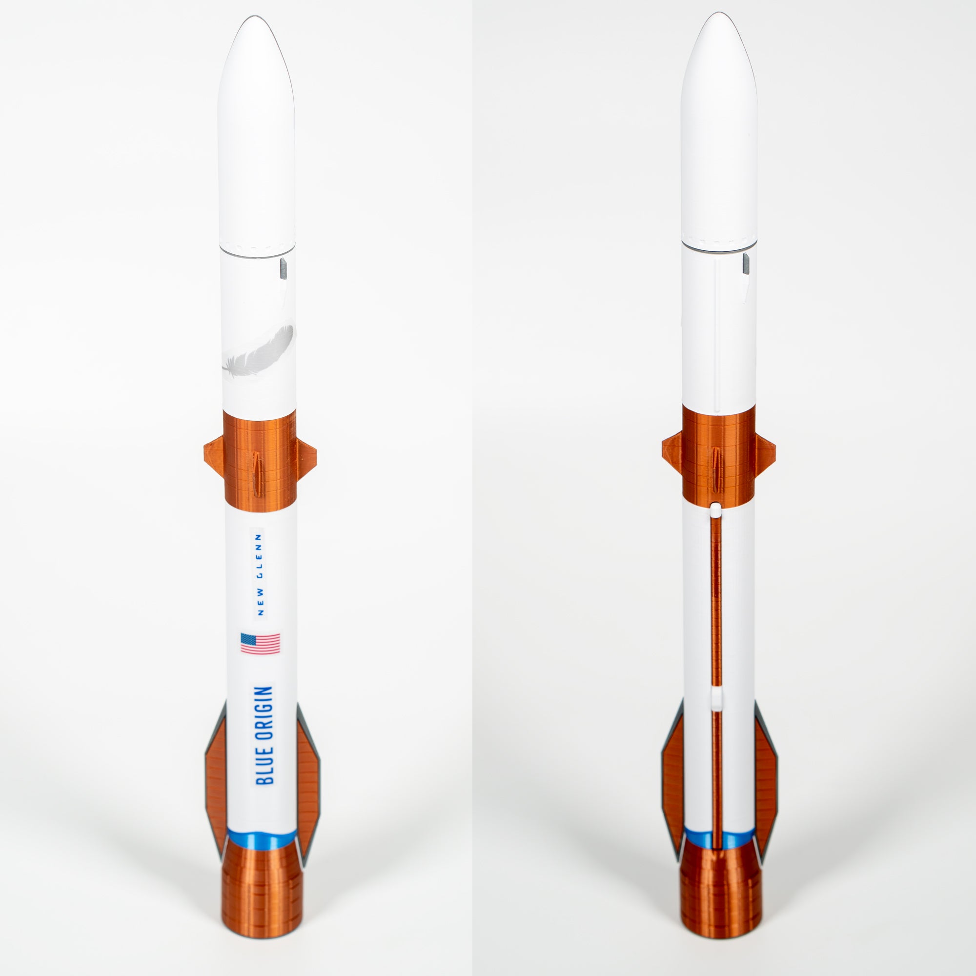 [SPACELAB] ロケット模型 ブルーオリジン New Glenn NG-1 -縮尺1:200