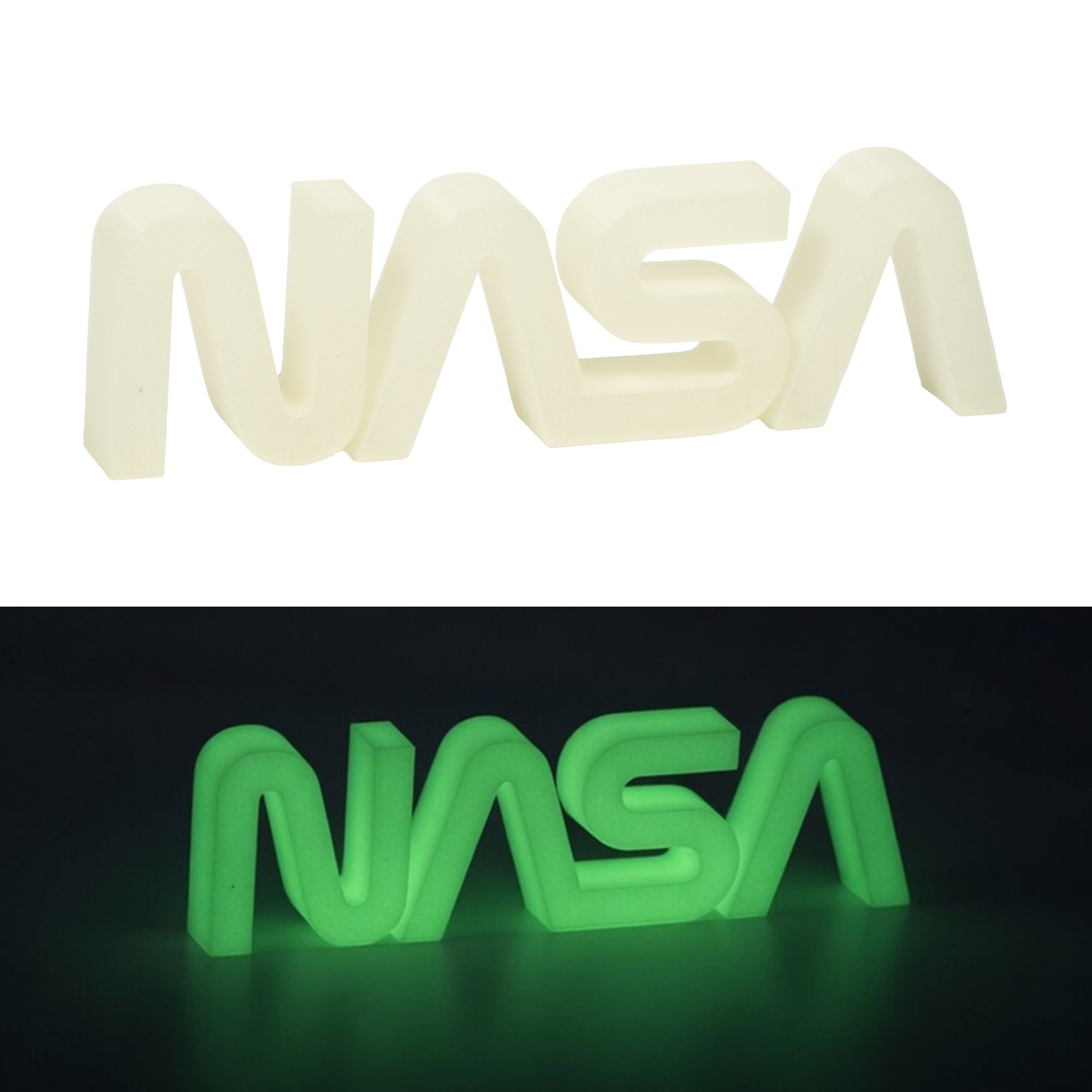 NASA 3Dロゴ - 20cm, NASAワームロゴ