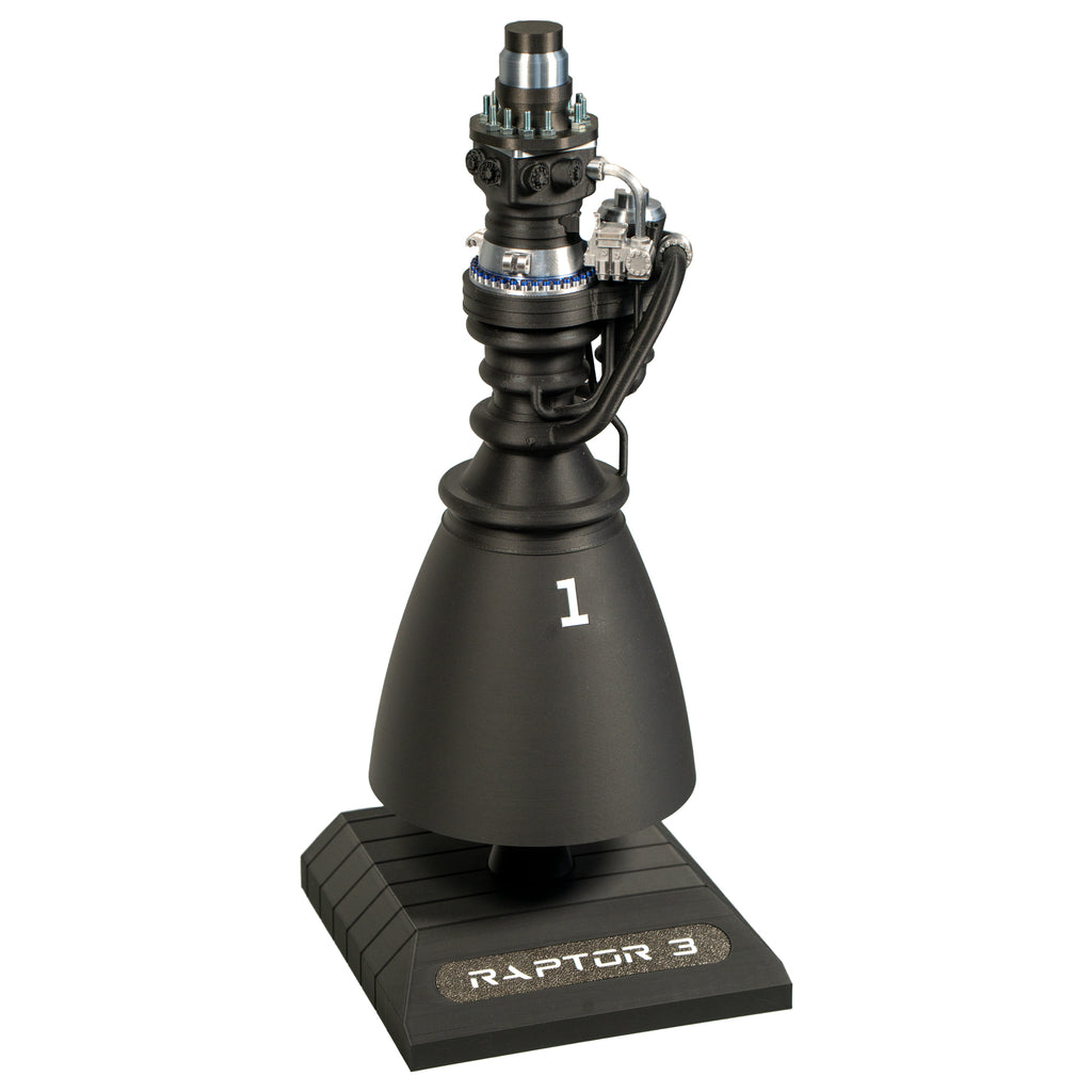 [SPACELAB] SpaceX Raptor 3 ロケットエンジンモデル 1:10スケール