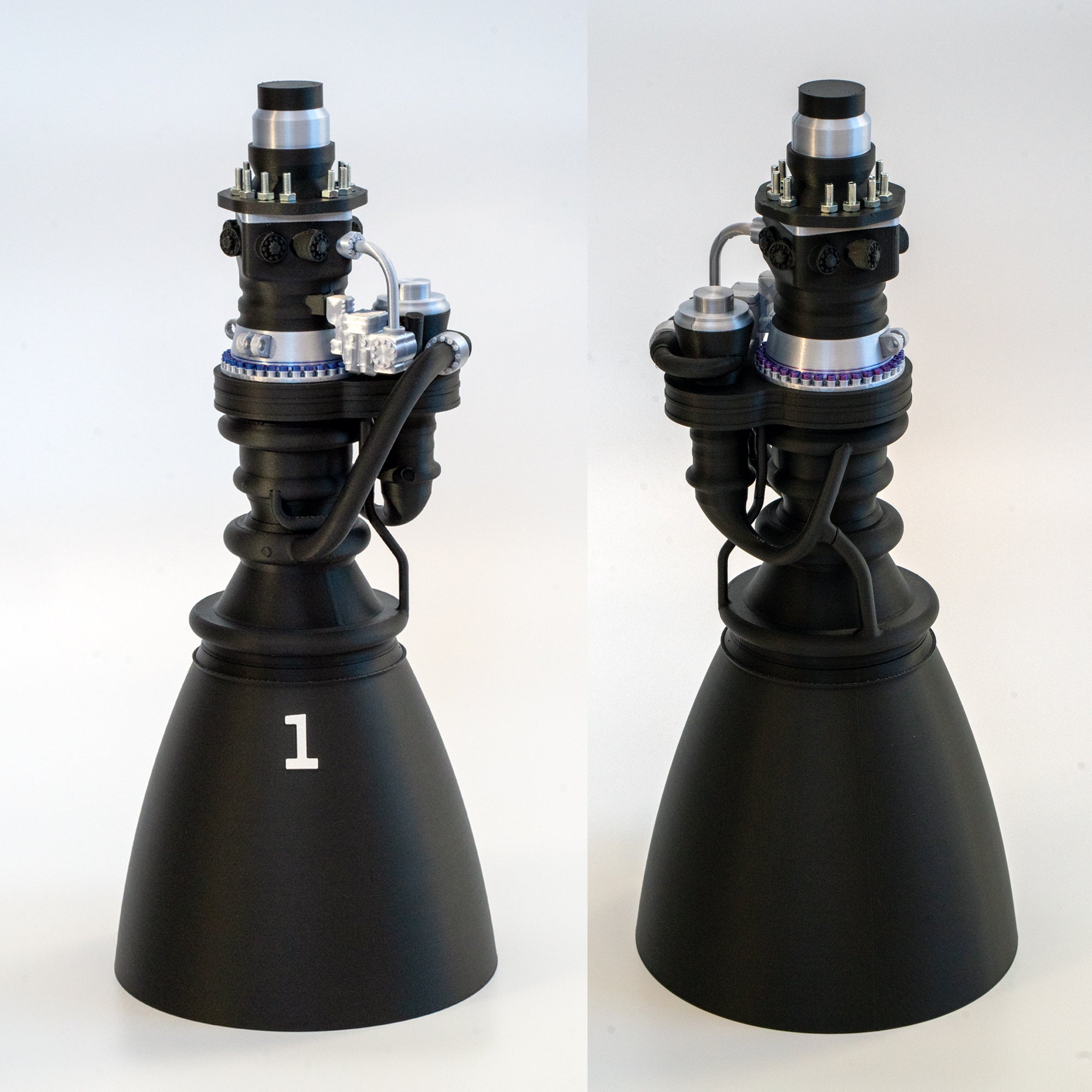 [SPACELAB] SpaceX Raptor 3 ロケットエンジンモデル 1:10スケール