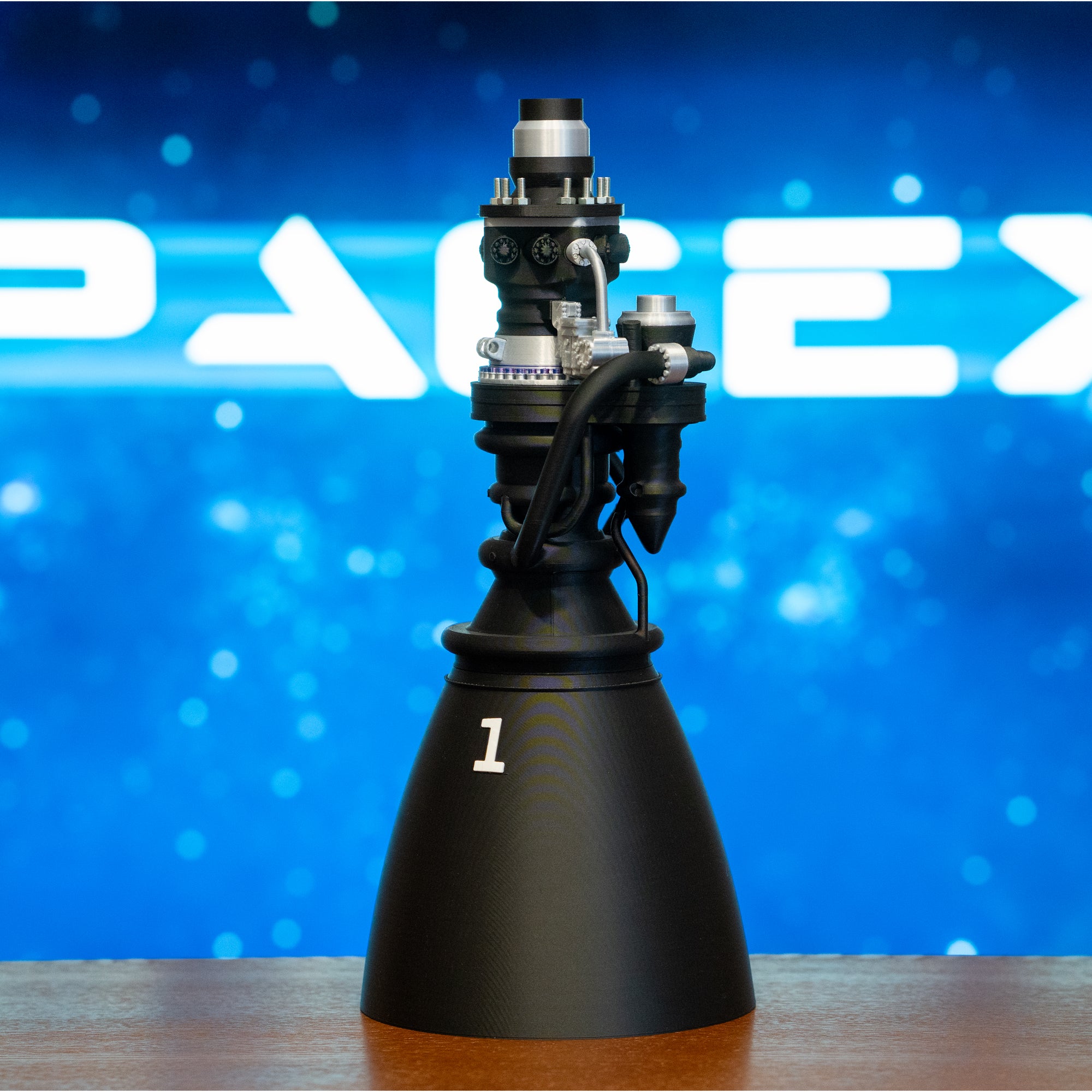 [SPACELAB] SpaceX Raptor 3 ロケットエンジンモデル 1:10スケール